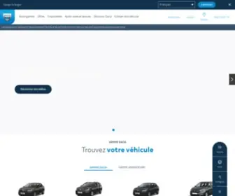 Dacia.be(Découvrez la gamme et les prix Dacia) Screenshot