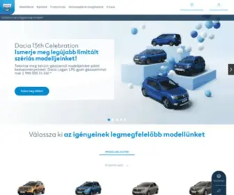 Dacia.hu(Új autók vonzó árakon) Screenshot