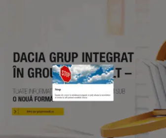 Daciagroup.com(Dacia) Screenshot