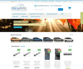 Daciamag.com(No1 shop for Original OEM Renault and Dacia accessories) Screenshot