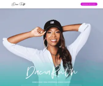 Daciaruth.com(The Official Site of Dacia Ruth) Screenshot