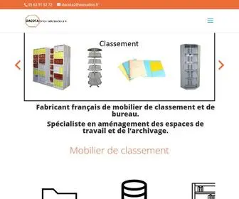 Dacota-SA.com(Dacota Sodem OMCS Fadiclass Socoraf Mobilier de bureau et classement) Screenshot