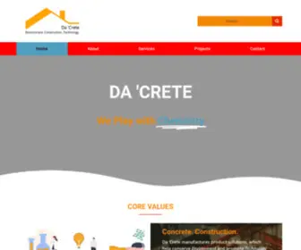 Dacrete.com(Da 'Crete) Screenshot