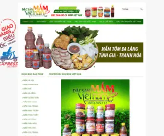 Dacsanmamvietnam.com(Dacsanmamvietnam) Screenshot