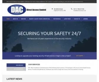 Dacsecurity.co.za(Security installation) Screenshot