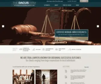 Dacusfirm.com(Trial Lawyers in East Texas) Screenshot