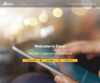 DacXi.com(The world’s leading Crypto Wealth Platform) Screenshot