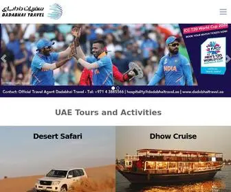 Dadabhaitravel.ae(Honeymoon Packages Dubai Tour Operators Hotel Booking in UAE) Screenshot