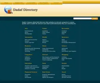 Dadaf.com(Web Directory) Screenshot