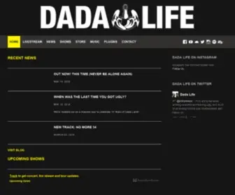 Dadalife.com(Dada Life) Screenshot
