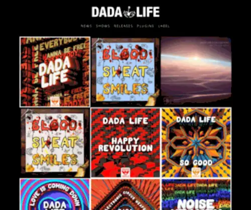 Dadalifemerch.com(Dada Life) Screenshot