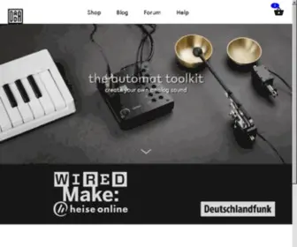 Dadamachines.com(The automat toolkit) Screenshot