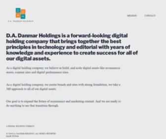 Dadanmarholdings.com(A DIGITAL HOLDINGS COMPANY) Screenshot