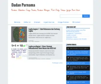 Dadanpurnama.com(Dadan Purnama) Screenshot