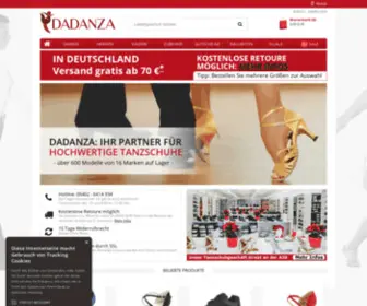 Dadanza.de(Tanzschuhe) Screenshot