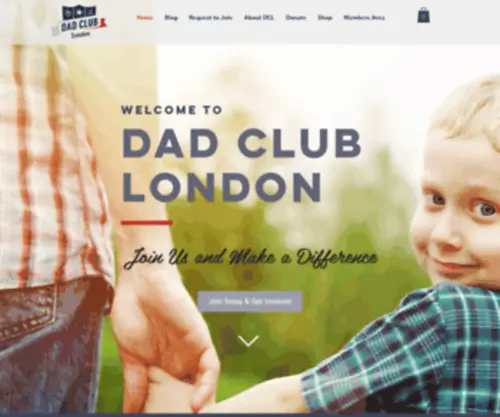 Dadclublondon.com(Dad Club London) Screenshot