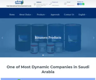 Dadcoltd.com(Fast International Petrochemicals Co.Ltd) Screenshot