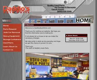 Daddiosautoparts.com(Daddios Auto Parts) Screenshot