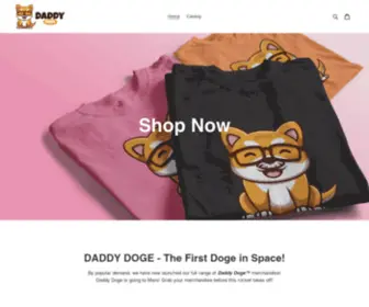 Daddydogemerchandise.com(Daddy Doge) Screenshot