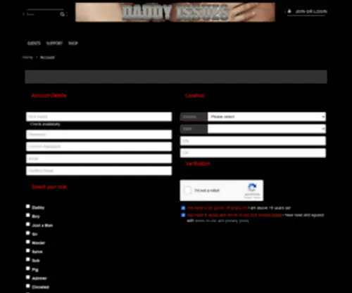 Daddyissues.net(Daddyissues) Screenshot