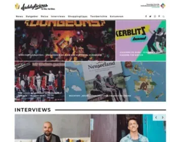 Daddylicious.de(Online-Magazin für Väter) Screenshot