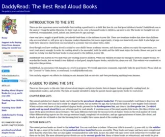 Daddyread.com(The Best Read Aloud Books) Screenshot