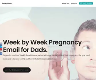 Daddyready.com(Week by Week Pregnancy Email for Dads) Screenshot