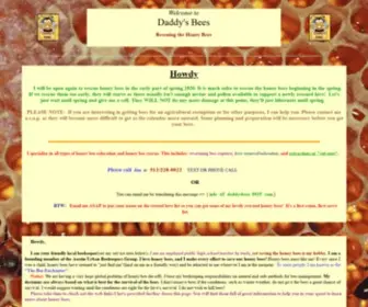 Daddysbees.com(Daddy's Bees Home Save The Bees) Screenshot