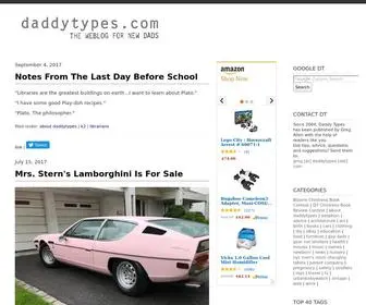 Daddytypes.com(The weblog for new dads) Screenshot