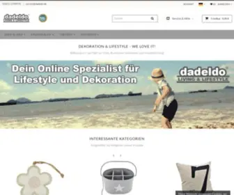 Dadeldo.de(Dadeldo Deko Design Geschenke Living Garten) Screenshot