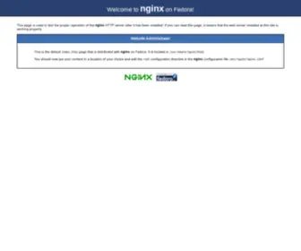 Dadep.com(Test Page for the Nginx HTTP Server on Fedora) Screenshot