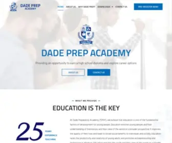 Dadeprep.com(DADE Prep) Screenshot