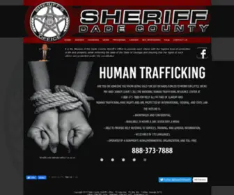 Dadesheriff.com(Dade County Sheriff) Screenshot