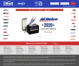 Dadistributing.com(Direct Automotive Distributing) Screenshot