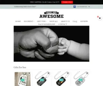 Dadsareawesome.com(The Best Heartfelt Gifts for Dads) Screenshot