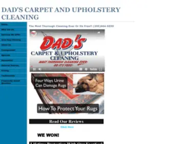 Dadscarpetcleaning.com(Birminghams Carpet and Rug Cleaning Professional) Screenshot