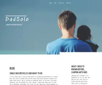 Dadsolo.com(Home) Screenshot