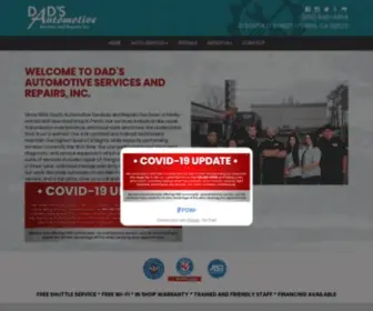 Dadsrepair.com(Dad's Automotive Services and Repairs Inc) Screenshot