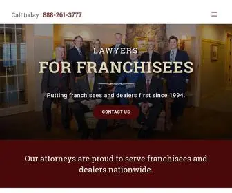 Dadygardner.com(Franchisee Attorneys) Screenshot