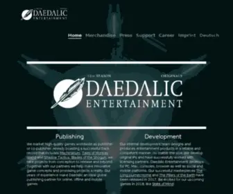 Daedalic.com(Start) Screenshot