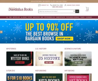 Daedalusbooks.com(Daedalus Books) Screenshot