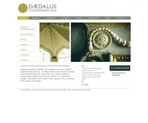 Daedalusconservation.co.uk(Dædalus Conservation) Screenshot