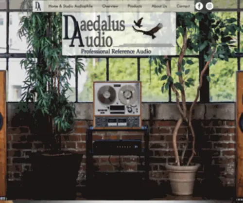 Daedalusmusic.com(Daedalus Professional Audio) Screenshot