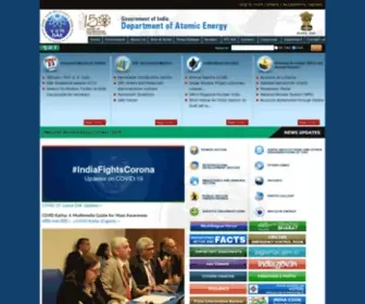 Dae.gov.in(Department of Atomic Energy) Screenshot