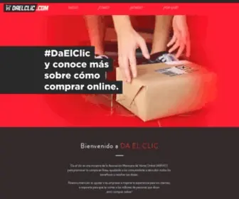 Daelclic.com(Da el clic es una iniciativa de la Asociación Mexicana de Venta Online (AMVO)) Screenshot