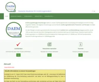 Daem.de(Ernährungsmedizin) Screenshot