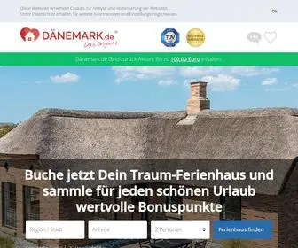 Daenemark.de(Über 25.000 Ferienhäuser in Dänemark günstig mieten) Screenshot