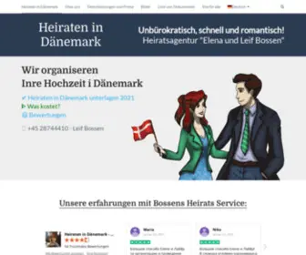 Daenemarkheiraten.de(Heiraten in Dänemark ᐈ Schnell) Screenshot