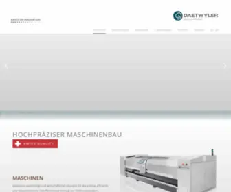 Daetwyler-Graphics.ch(Daetwyler Graphics Website) Screenshot