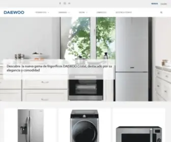 Daewoo-Electronics.es(WINIA ELECTRONICS) Screenshot
